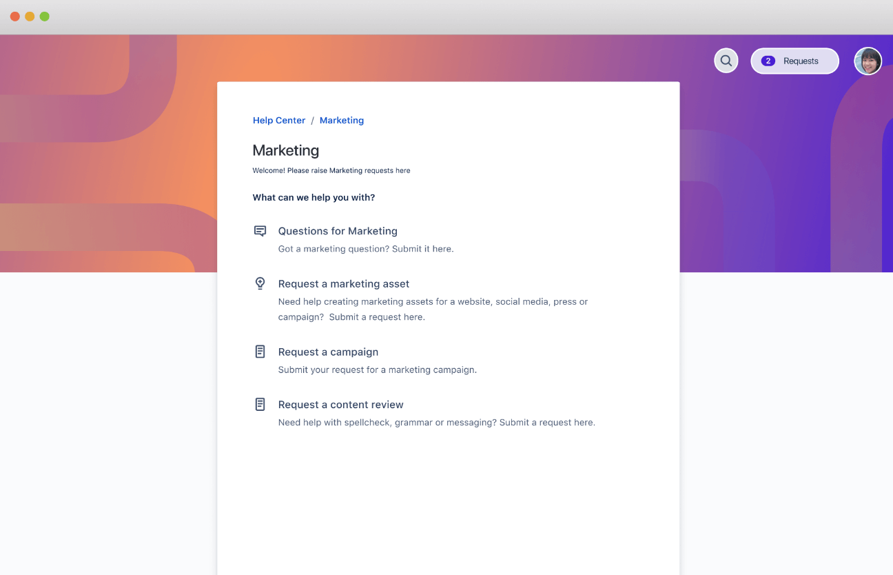 Analytics help center screenshot