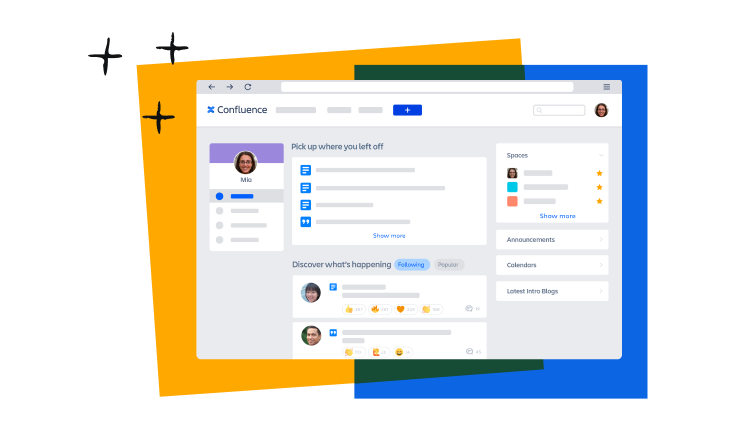 Abgebildete Version von Confluence, persönlicher Bereich